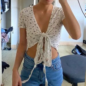 Brandy Melville wrap top